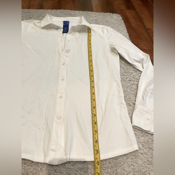 Kit and Ace White Dress Shirt Classic Long-Sleeve - Picture 4 of 6